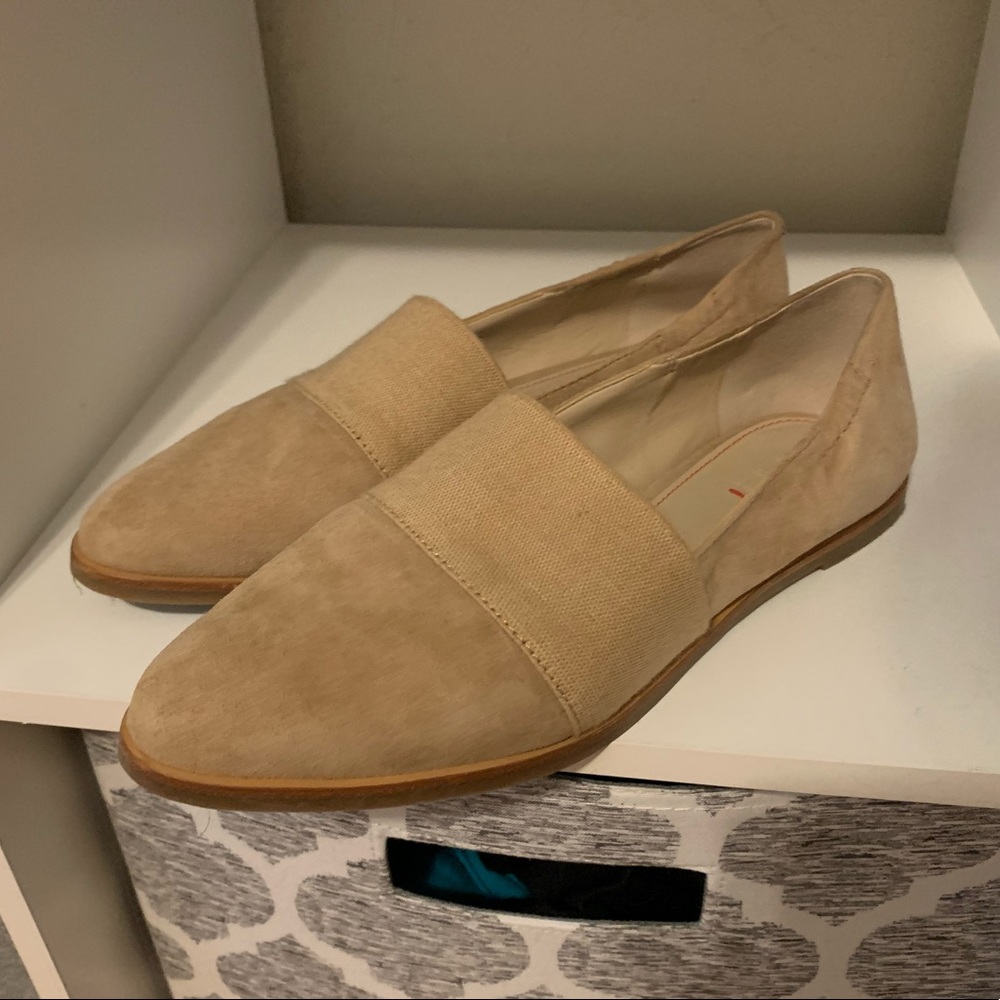 Ellen DeGeneres point toe flats